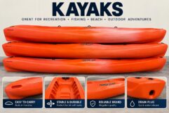 Used Orange Kayak
